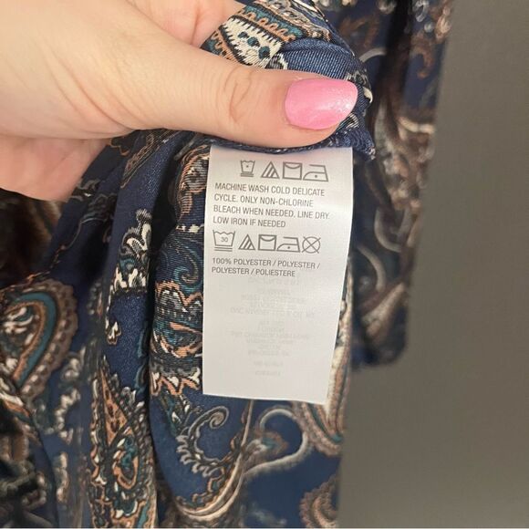 Susan Graver Regular Printed Woven Button-Front Duster w/ Belt - Picture 12 of 16